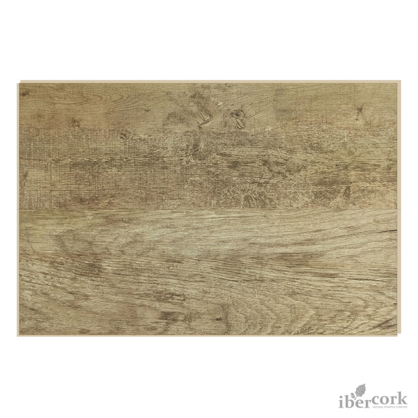 Пробковый плавающий паркет с цифровой HD печатью Робле антико